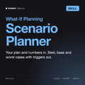AI Scenario Planning Template AI skill by KissMySkills, cover