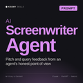 AI Screenwriter Agent AI prompt by KissMySkills, cover
