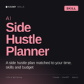 AI Side Hustle Planner AI skill by KissMySkills, cover