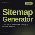 Sitemap Generator AI prompt by KissMySkills, cover