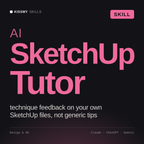 AI SketchUp Tutor AI skill by KissMySkills, cover