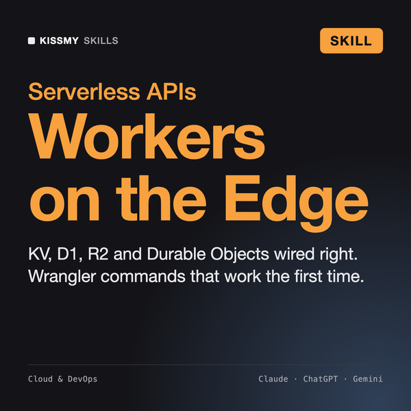 AI Skill for Cloudflare Workers AI skill by KissMySkills, cover
