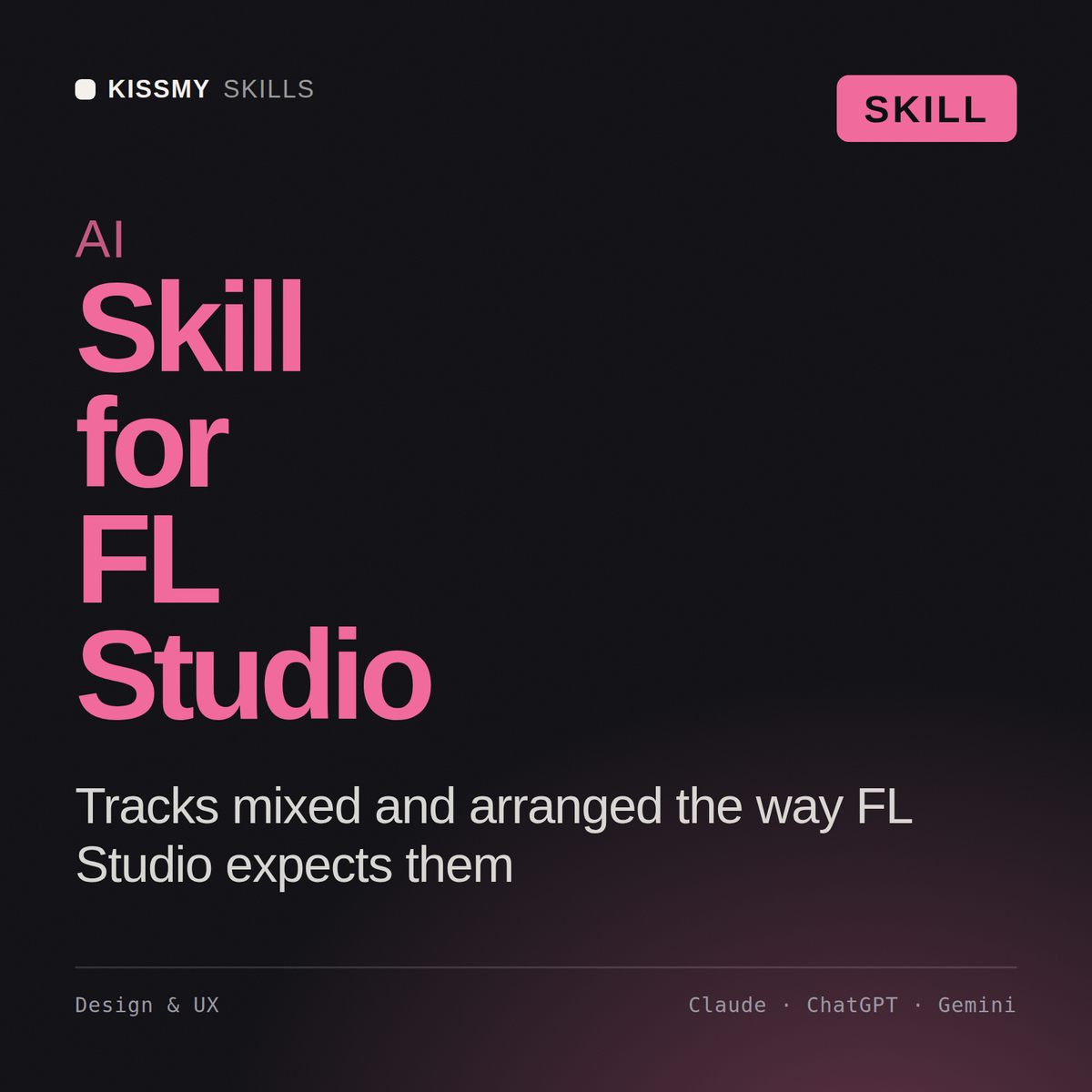 AI Skill for FL Studio AI skill by KissMySkills, cover
