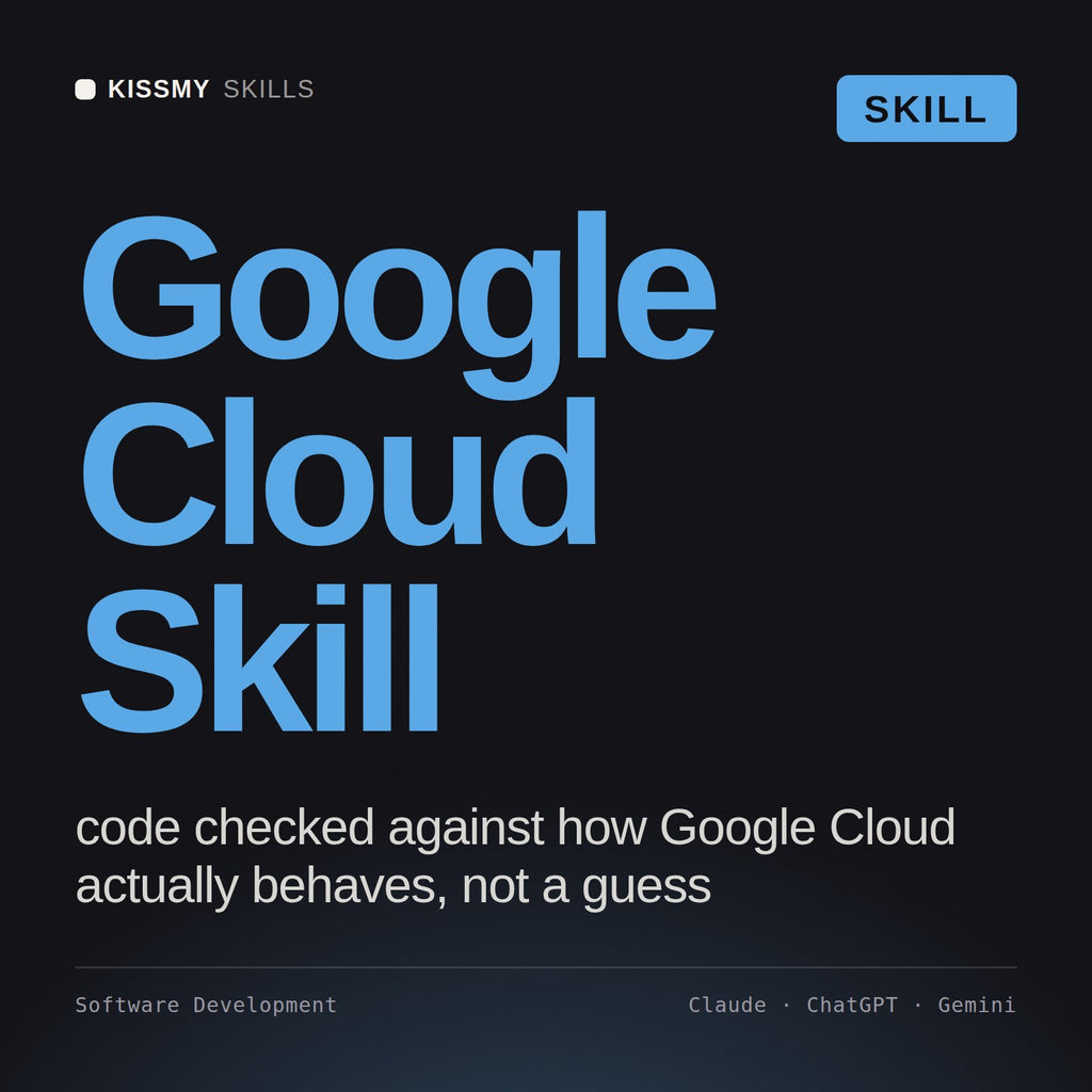 Google Cloud Skill AI skill by KissMySkills, cover
