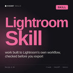Lightroom Skill AI skill by KissMySkills, cover