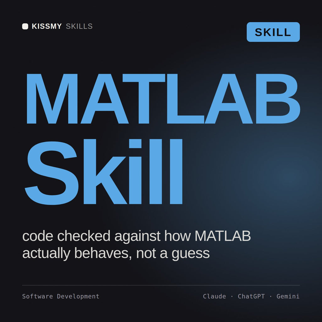 MATLAB Skill AI skill by KissMySkills, cover