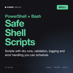 AI Skill for PowerShell & Bash Scripting AI skill by KissMySkills, cover