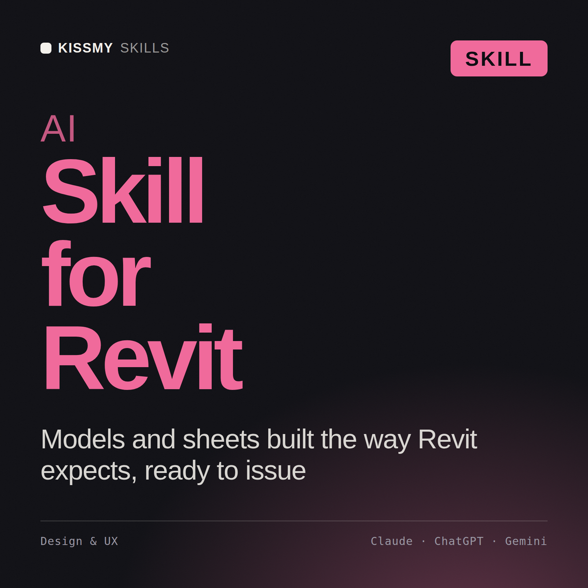AI Skill for Revit AI skill by KissMySkills, cover