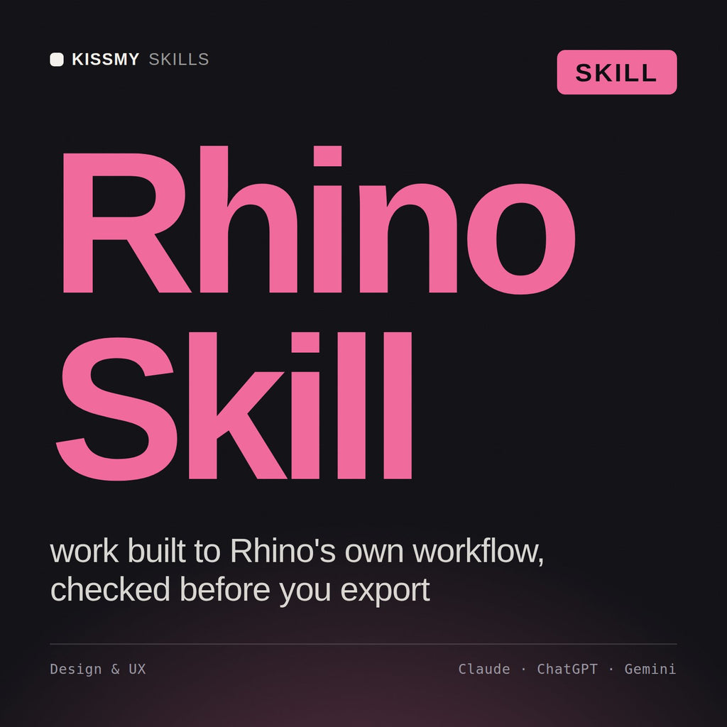 Rhino Skill AI skill by KissMySkills, cover
