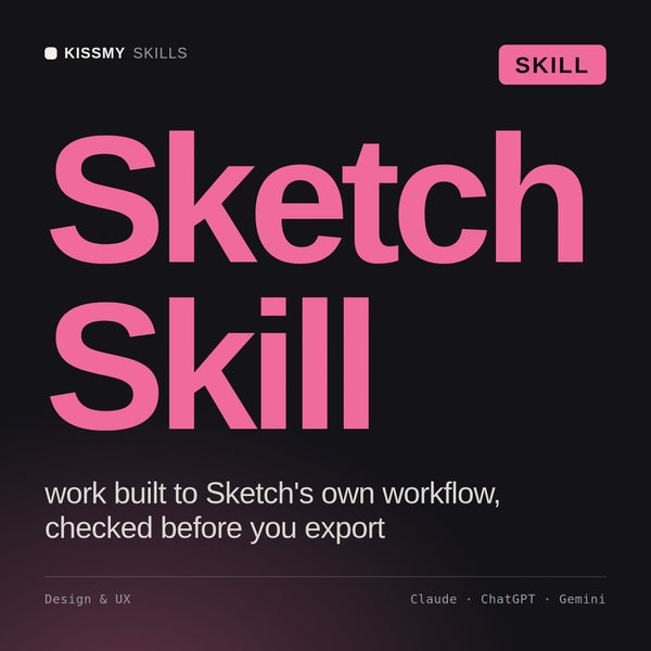 Sketch Skill AI skill by KissMySkills, cover