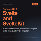 AI Skill for Svelte & SvelteKit AI skill by KissMySkills, cover