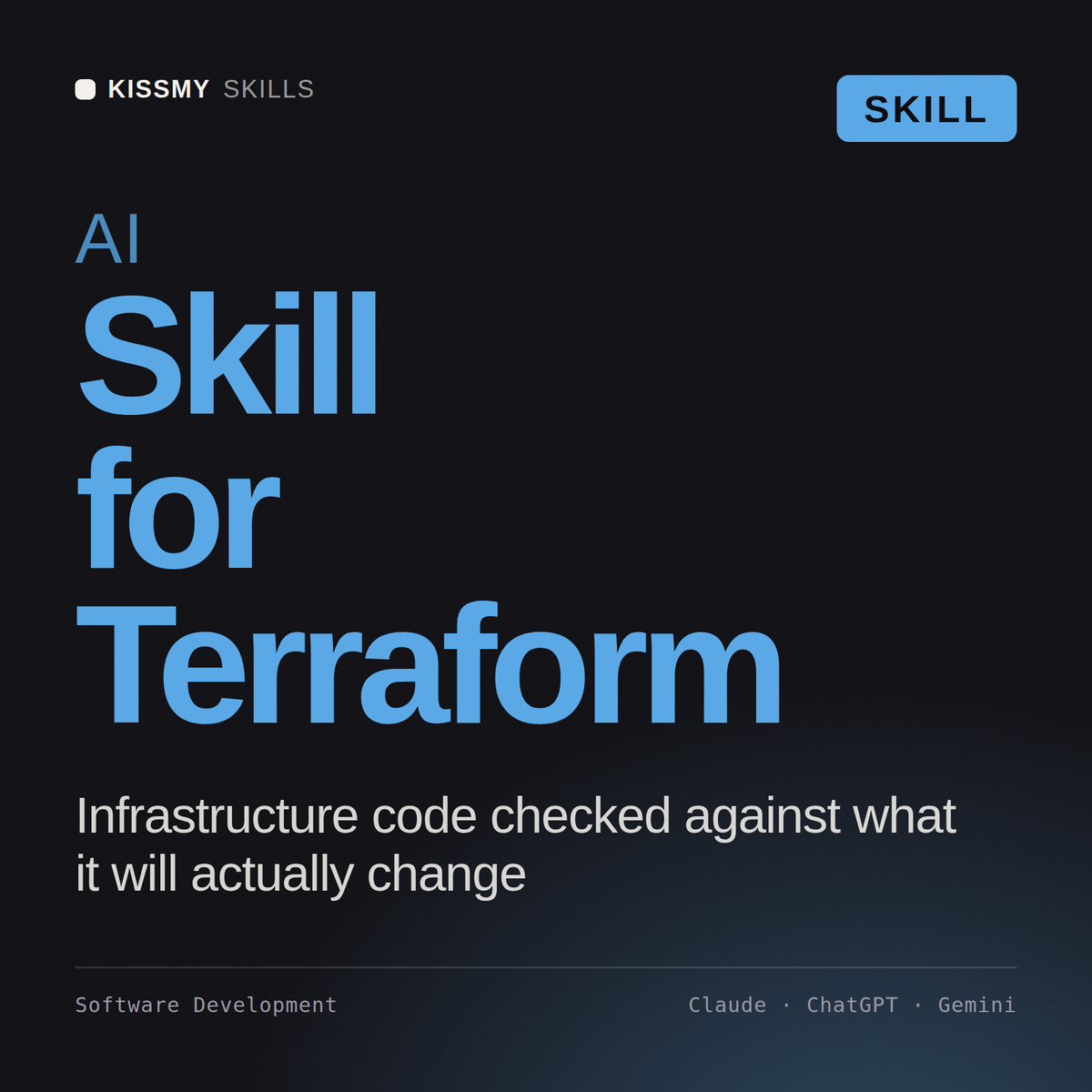 AI Skill for Terraform AI skill by KissMySkills, cover