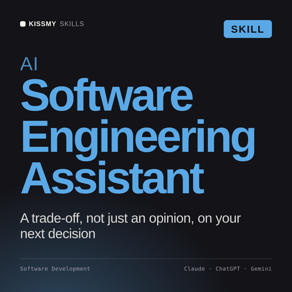 AI Software Engineering Assistant AI skill by KissMySkills, cover