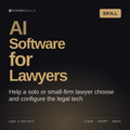 AI Software for Lawyers AI skill by KissMySkills, cover