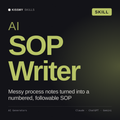 AI SOP Writer AI skill by KissMySkills, cover