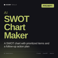 AI SWOT Chart Maker AI prompt by KissMySkills, cover