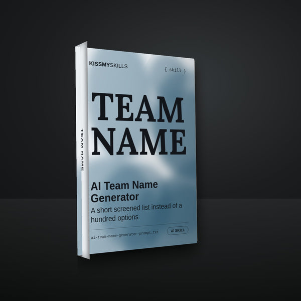 AI Team Name Generator cover