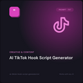 AI TikTok Hook Script Generator — cover