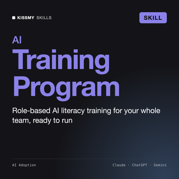 AI Training Program Designer AI skill by KissMySkills, cover