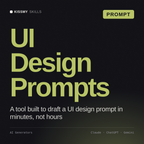UI Design Prompts AI prompt by KissMySkills, cover