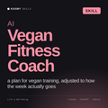 AI Vegan Fitness Coach AI skill by KissMySkills, cover