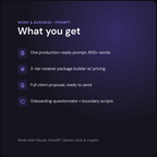 AI Virtual Assistant Proposal Kit - what you get