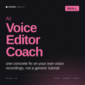 AI Voice Editor Coach AI skill by KissMySkills, cover