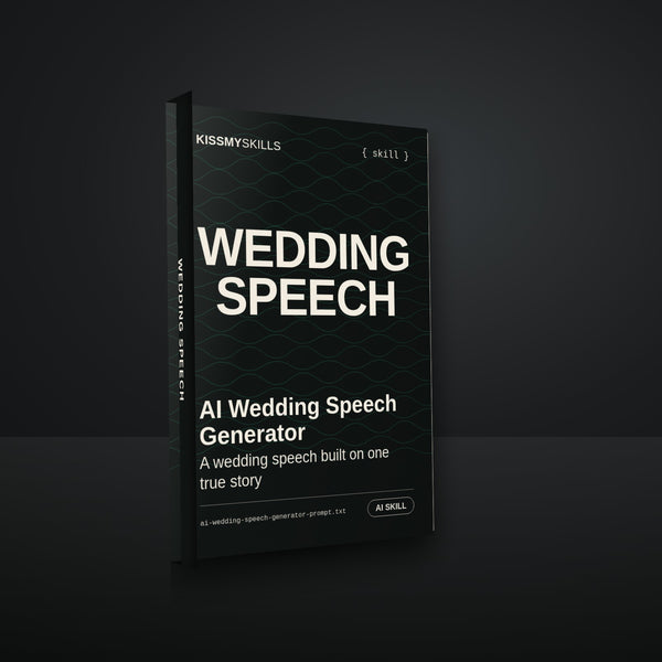 AI Wedding Speech Generator cover