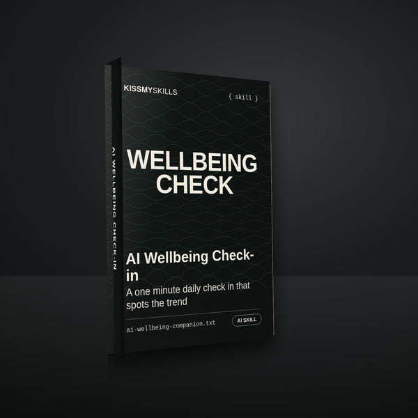 AI Wellbeing Check-in cover