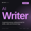 AI Writer AI prompt by KissMySkills, cover