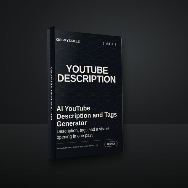 AI YouTube Description and Tags Generator cover