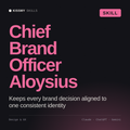 Chief Brand Officer, Aloysius AI skill by KissMySkills, cover