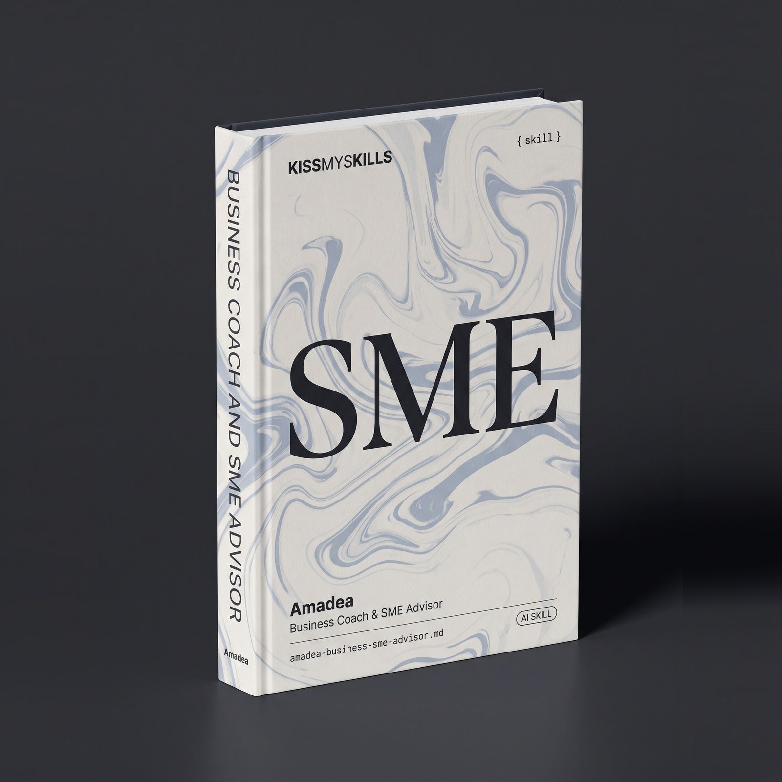 Business Coach / SME Advisor Claude skill by KissMySkills, hardcover volume cover