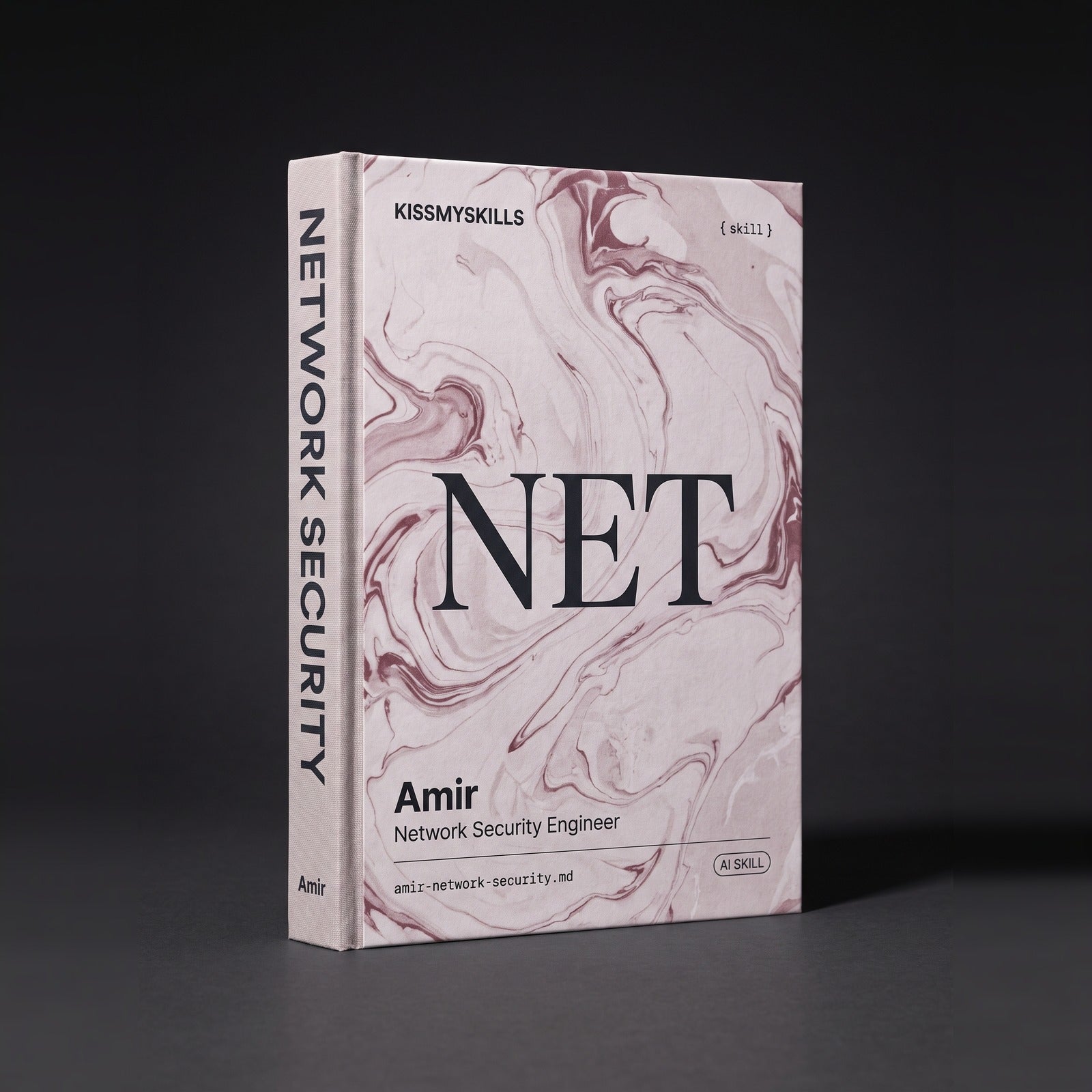 Network Security Engineer Claude skill by KissMySkills, hardcover volume cover