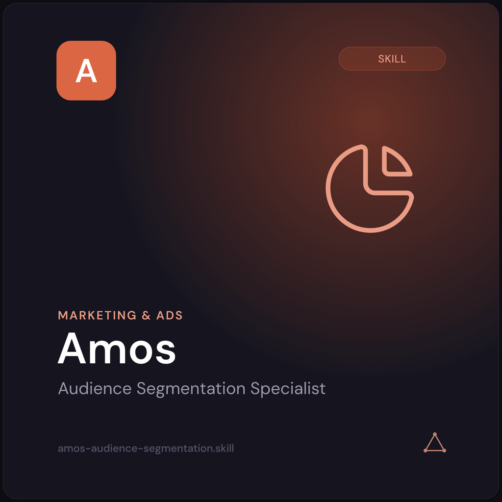 Amos — Audience Segmentation Specialist AI Skill preview 3