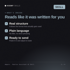 What's inside the Amparo - Realtor Assistant AI Skill AI skill: Real structure, Plain language, Ready to send