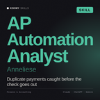 AP Automation Analyst, Anneliese AI skill by KissMySkills, cover