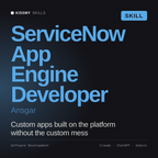 ServiceNow App Engine Developer, Ansgar AI skill by KissMySkills, cover