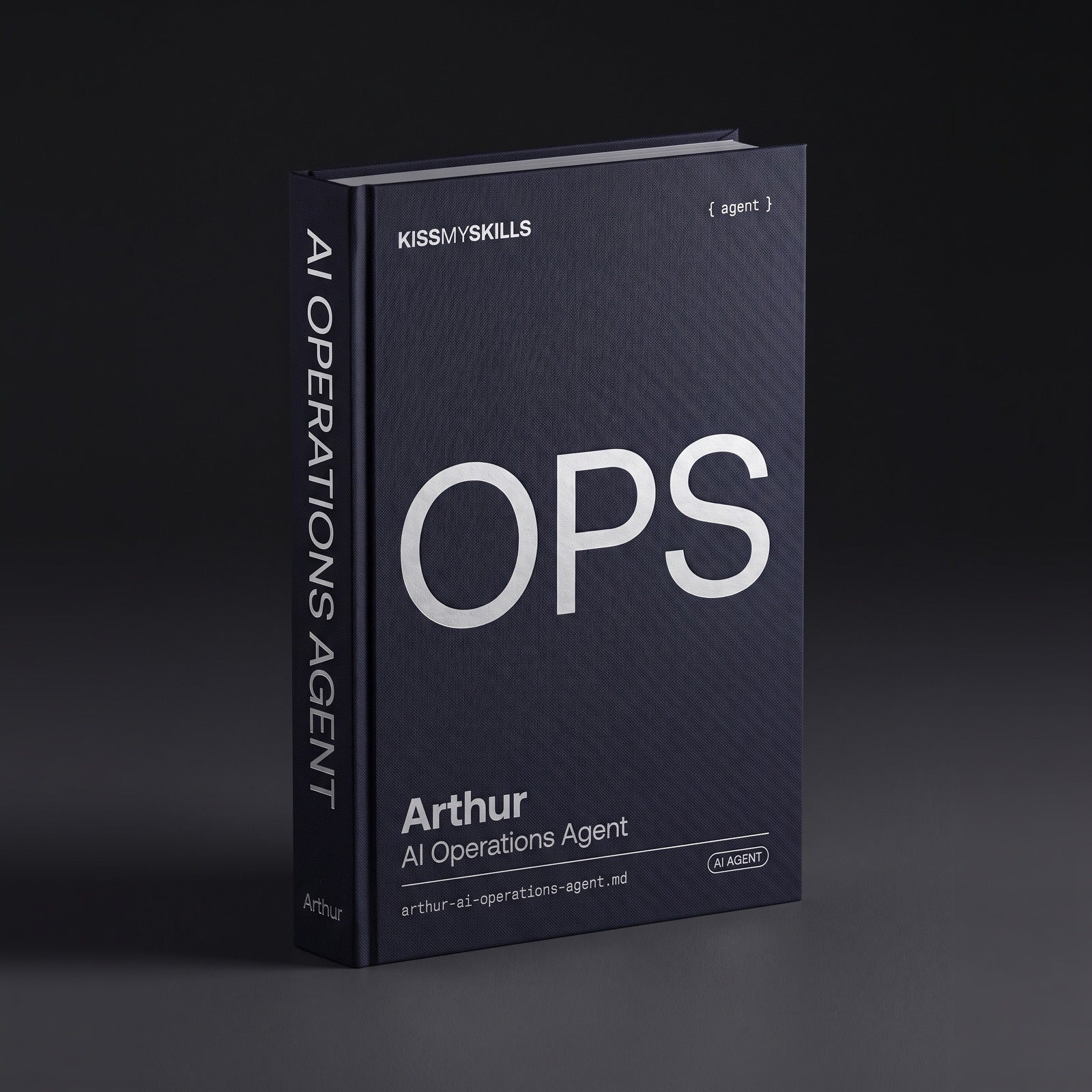 Operations Claude agent by KissMySkills, hardcover volume cover
