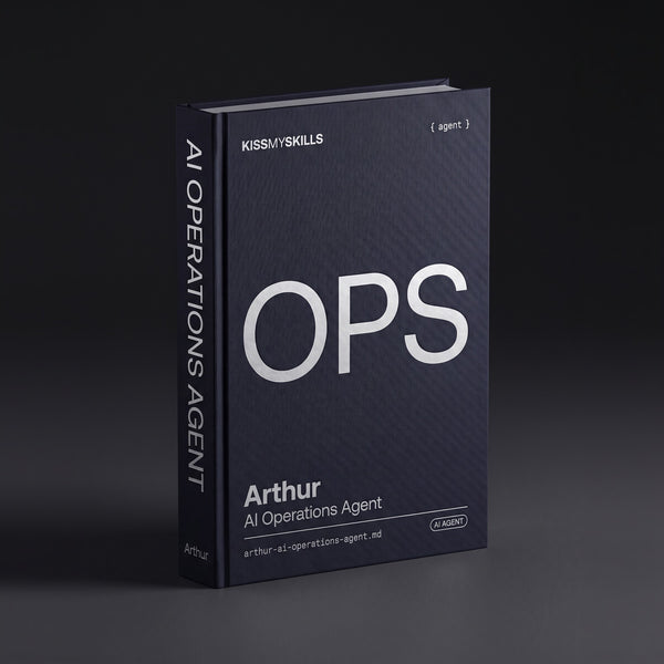 Operations Claude agent by KissMySkills, hardcover volume cover