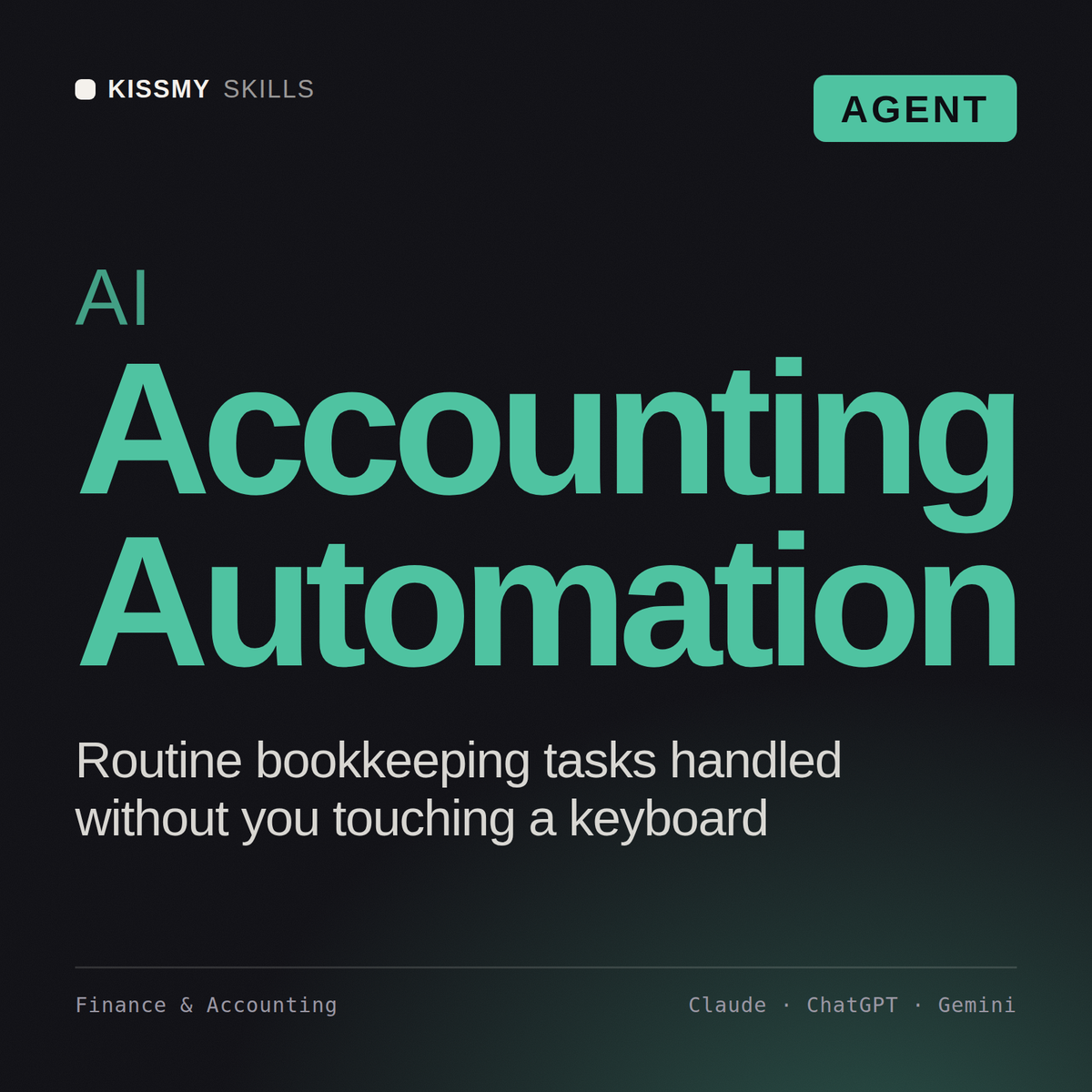 AI Accounting Automation AI agent by KissMySkills, cover
