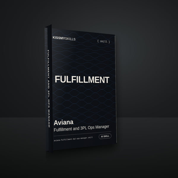 Aviana - Fulfillment & 3PL Ops Manager AI Skill cover