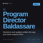 AI Program Director, Baldassare AI skill by KissMySkills, cover