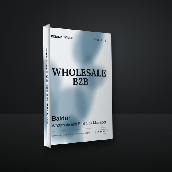 Baldur - Wholesale & B2B Ops Manager AI Skill cover