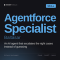 Agentforce Specialist, Baltasar AI skill by KissMySkills, cover