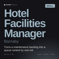 Hotel Facilities Manager, Barnaby AI skill by KissMySkills, cover