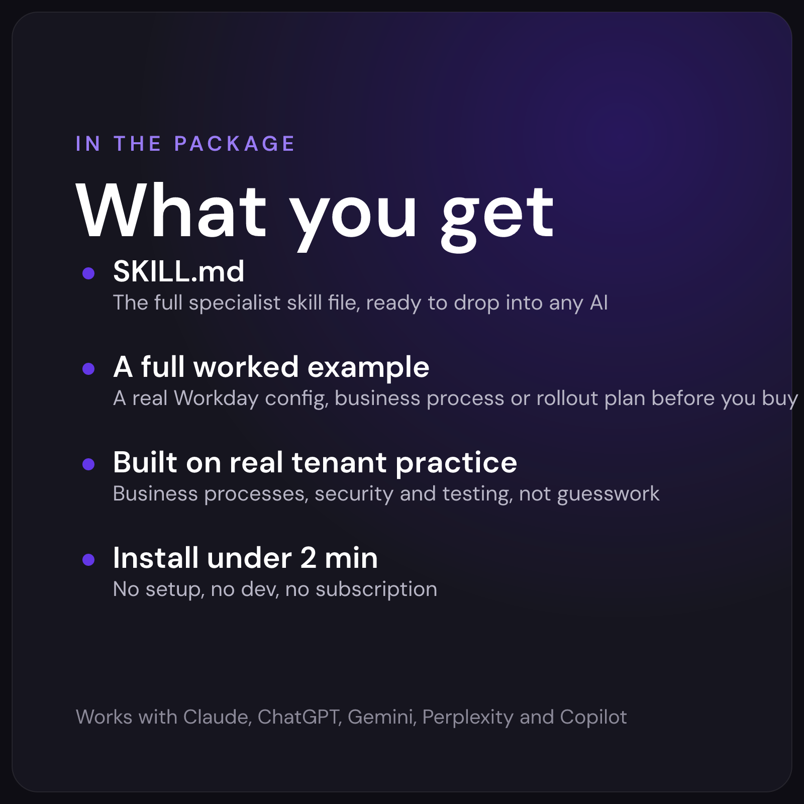 KissMySkills skill package