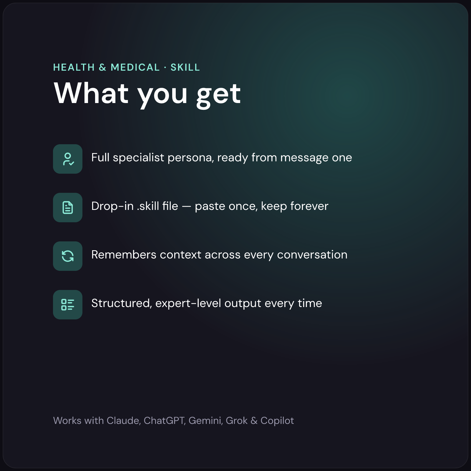 Benjamin — Mental Health Professional AI Skill — what's included