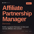Affiliate Partnership Manager, Bennett AI skill by KissMySkills, cover