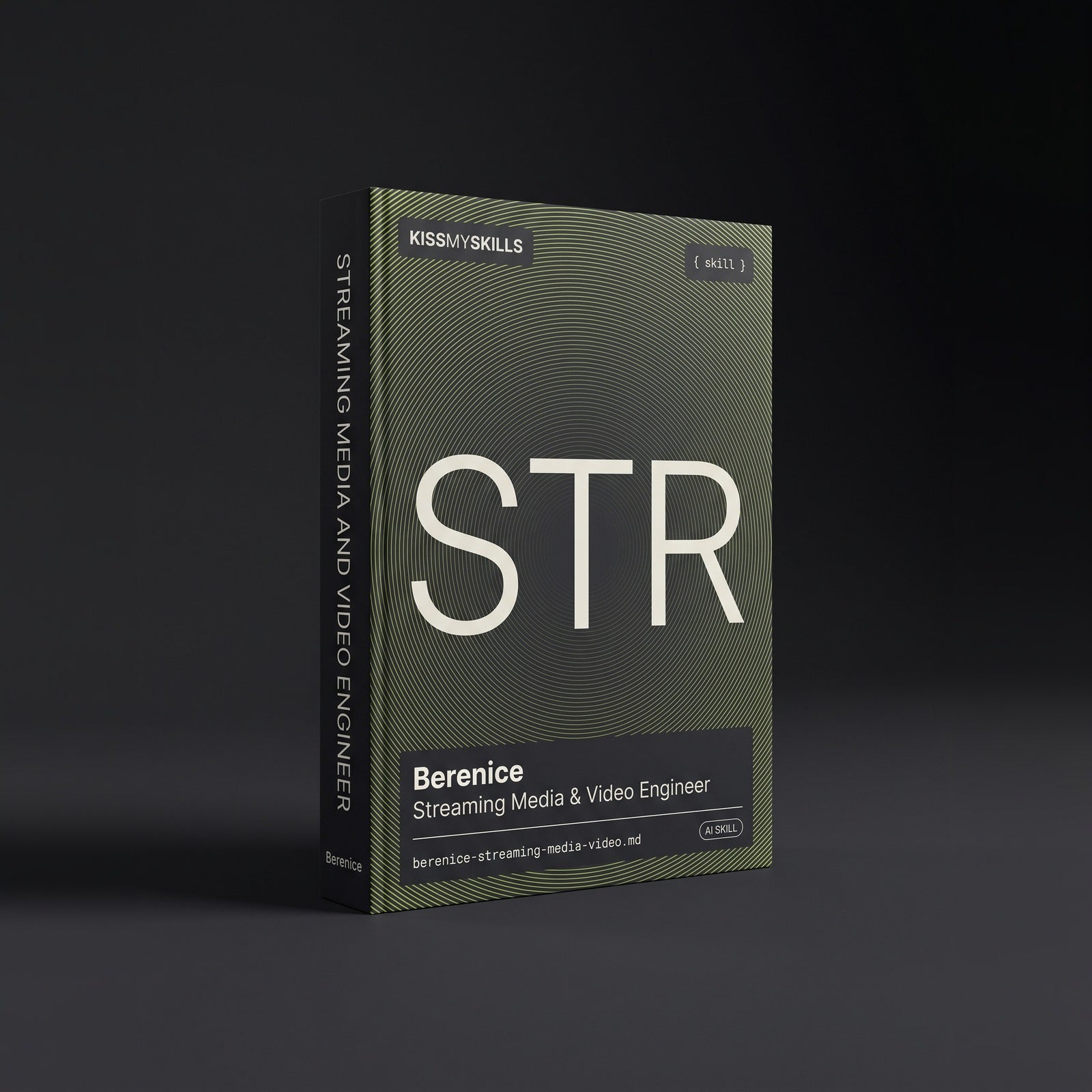 Streaming Media & Video Engineer Claude skill by KissMySkills, hardcover volume cover